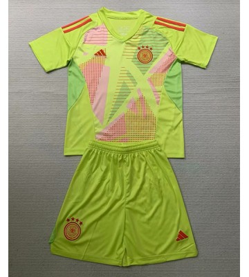 Germany Goalkeeper Replica Away Stadium Kit for Kids Euro 2024 Short Sleeve (+ pants)